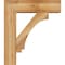 Ekena Millwork Imperial Block Rough Sawn Bracket w/ Offset Brace, Western Red Cedar, 8"W x 28"D x 32"H BKT0806X28X32IMP05RWR - alternate 4